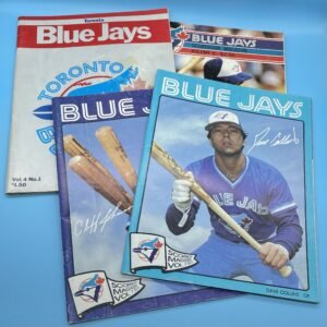 Toronto Blue Jays 1980-1983 Scorebook Magazine Lot