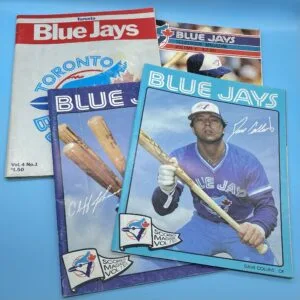 Toronto Blue Jays 1980-1983 Scorebook Magazine Lot