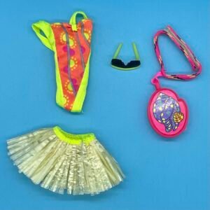 Barbie - Hawaiian Fun Skipper Clothes and Accessories Lot from 1990