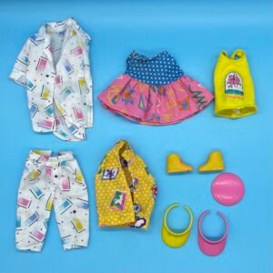California Dream Barbie Clothes and Accessories Lot from 1987