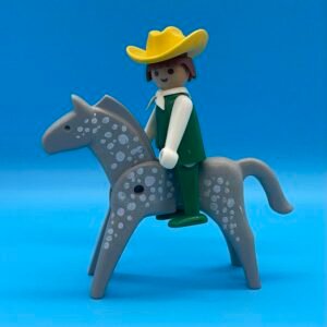 Playmobil Figure Clicky Cowboy With Horse 1970s