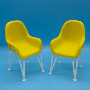 Fashion Doll Yellow Chair Lot from 1980s