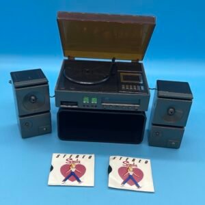 Sindy Super Home Music Centre Record Player With Records